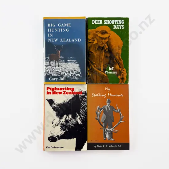 4 New Zealand Hunting Books
