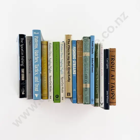 Box Of Assorted Fishing Books