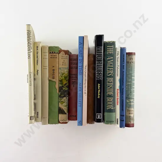 Box Of Assorted Fishing Books