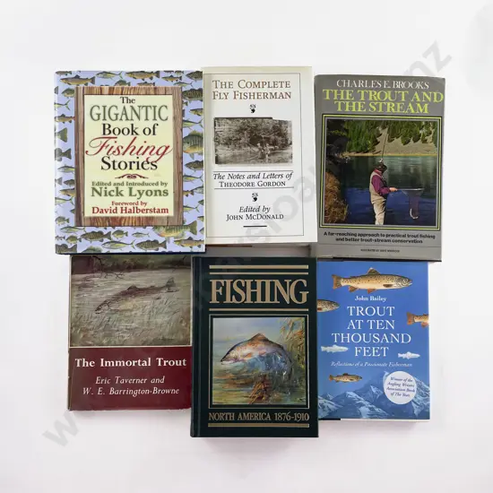 6 Various Fishing Books