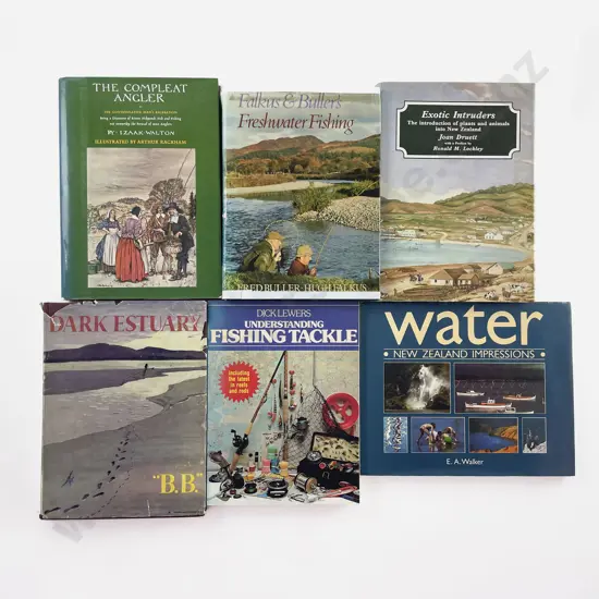 6 Various Fishing Books