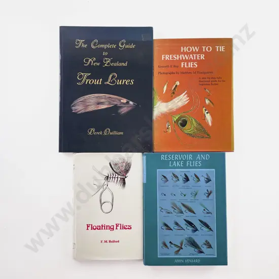 4 Books On Fishing Flies