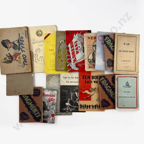 Group Of WWI & WWII Booklets