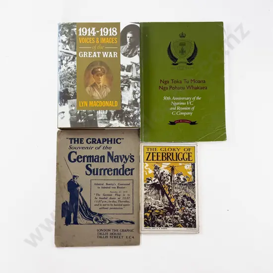 4 Various WWI & II Related Volumes