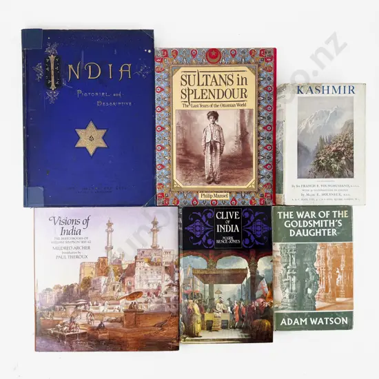 6 Vintage & Modern Books On India