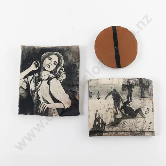 Three Scott McFarlane Hanging Tiles