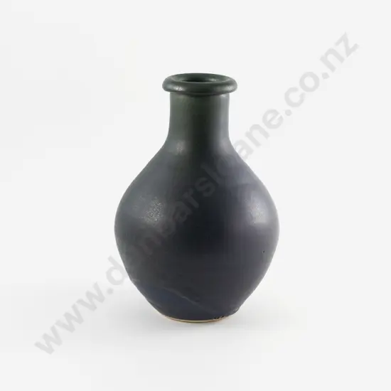 Len Castle Barium Glaze Bottle Vase
