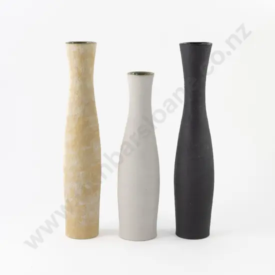 Three Katherine Smyth Bottle Vases