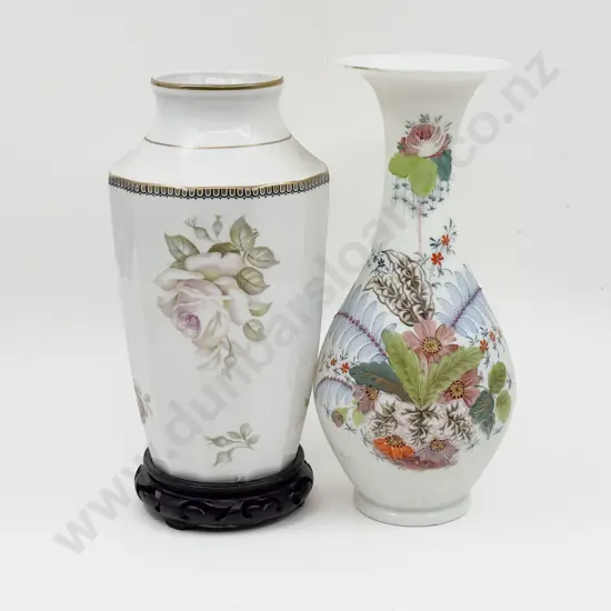 Two Floral Vases