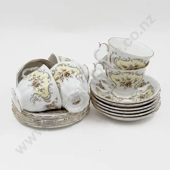 Quantity of Royal Albert "September Song" Pattern Tea China