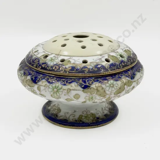 Japanese Studio Handpainted Pot Pourri Bowl