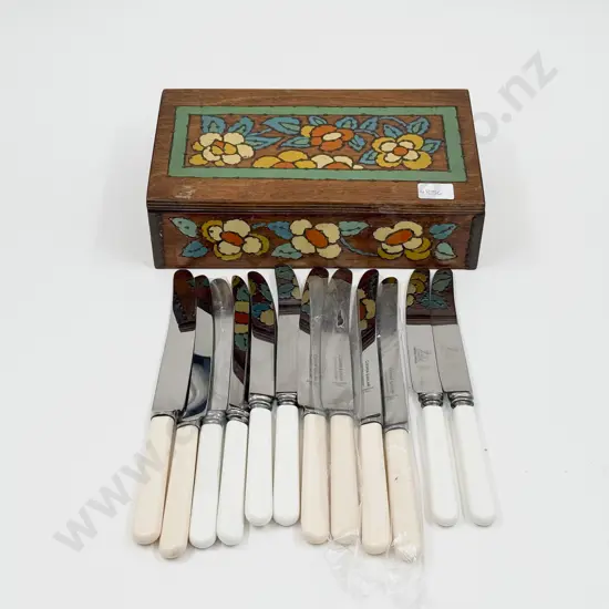 Quantity of Assorted Bone Handled Knives