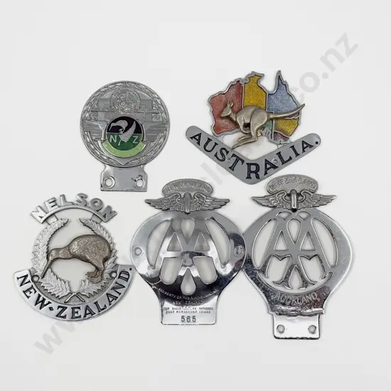 Quantity of Assorted Mostly NZ Car Badges