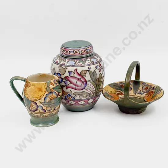 Three Pieces of Bursley Ware Charlotte Rhead