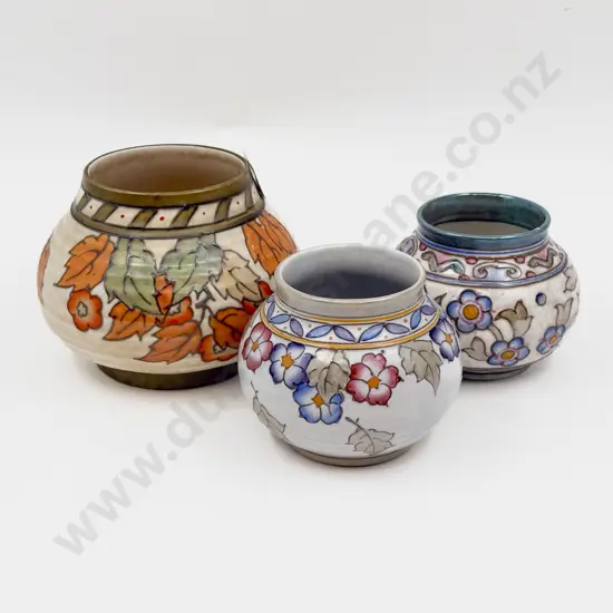 Three Pieces of Bursley Ware Charlotte Rhead