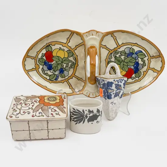 Four Pieces of Bursley Ware Charlotte Rhead