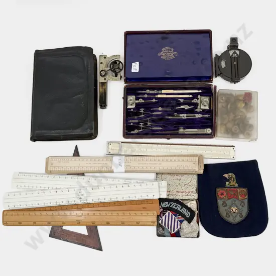 Navigation Ephemera from Estate of Noted NZ WWII Pilot Alan Peart