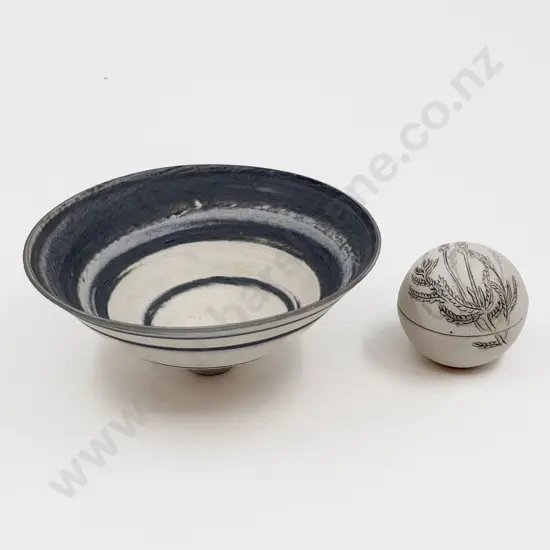 Wendy Masters Trinket Box & Robin Paul Bowl