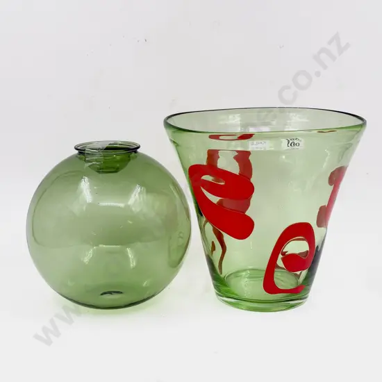 Art Glass Orb together with Art Glass Vase