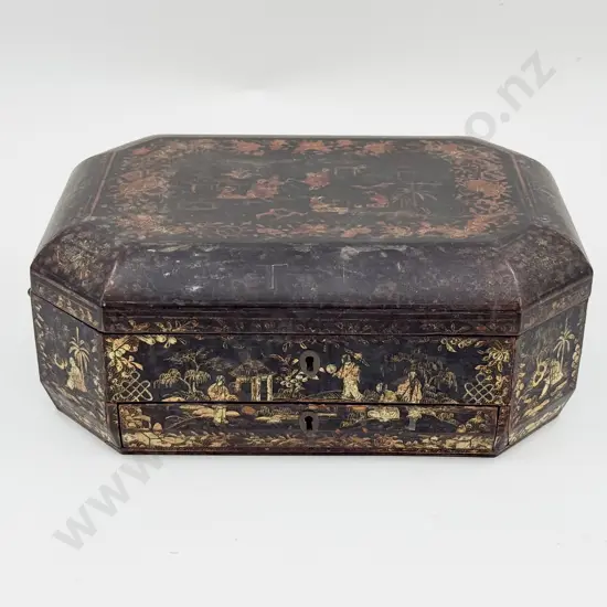 Japanese Lacquered Jewellery Box (Faults)