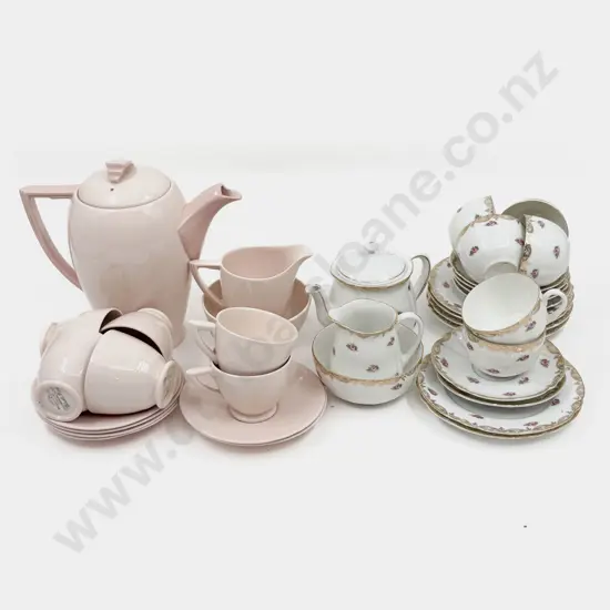 Wedgwood "Blush Rose" Demitasse Coffee Set & Other