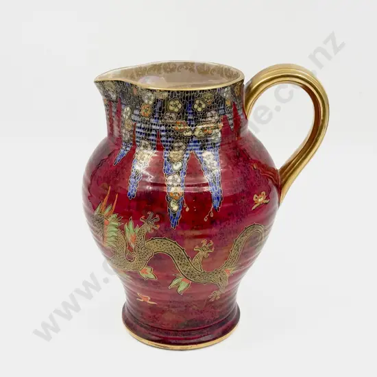 Crown Devon Dragon Decorated Jug