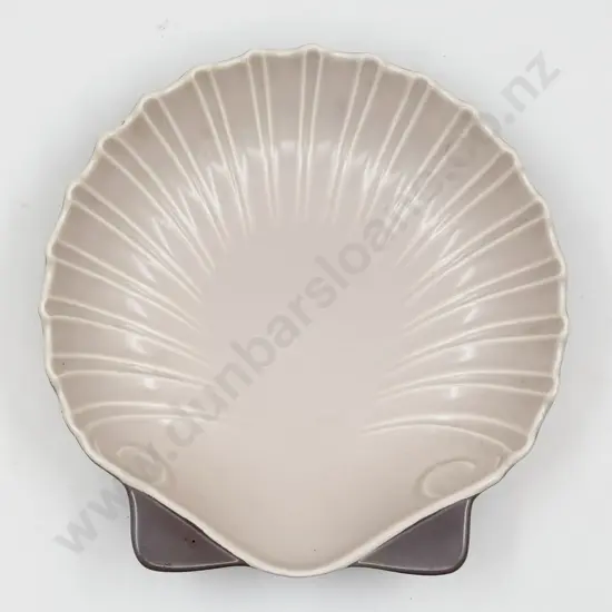 Poole Twintone Scallop Shape Dish