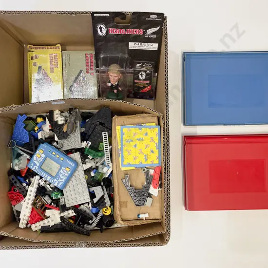 Box Quantity of Assorted Board Games Lego etc