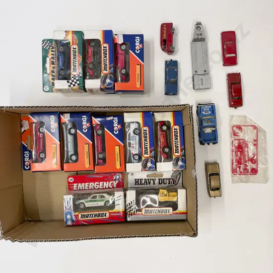 Quantity of Boxed Corgi & Matchbox Models