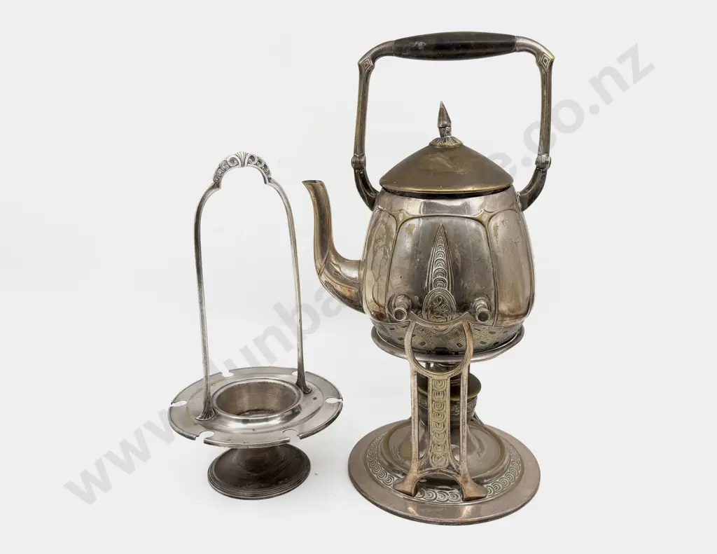 WMF Jugendstil S/P Spirit Kettle & Other Image 1++