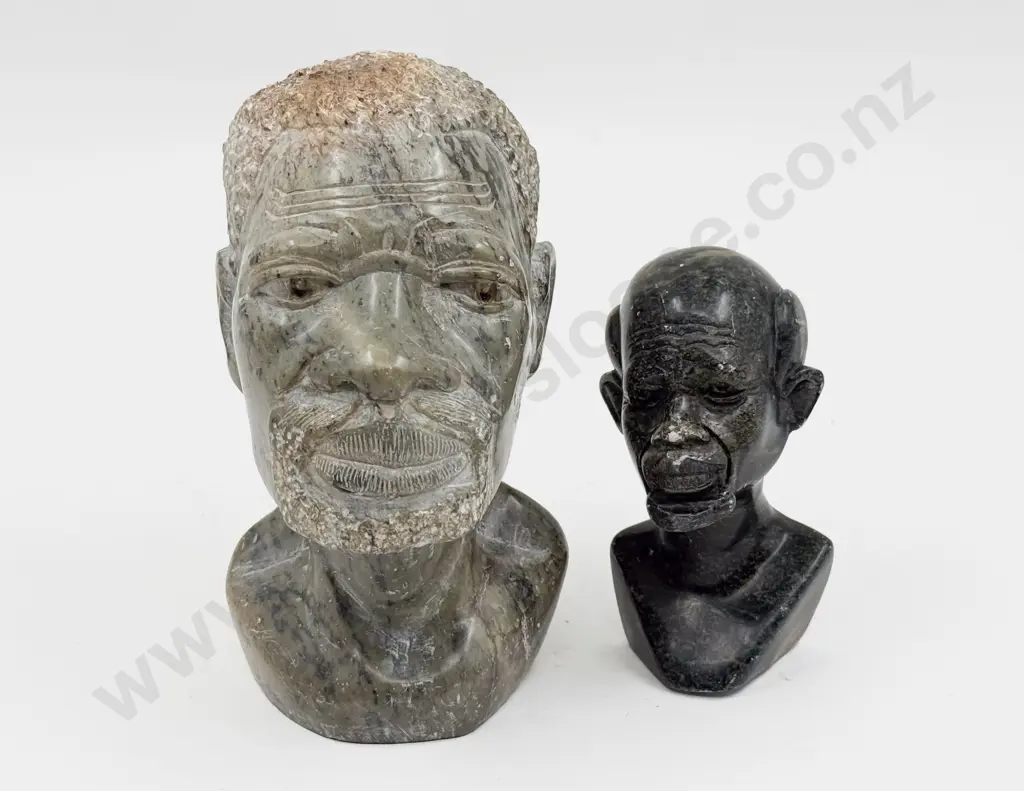 Two Hardstone Busts Image 1++