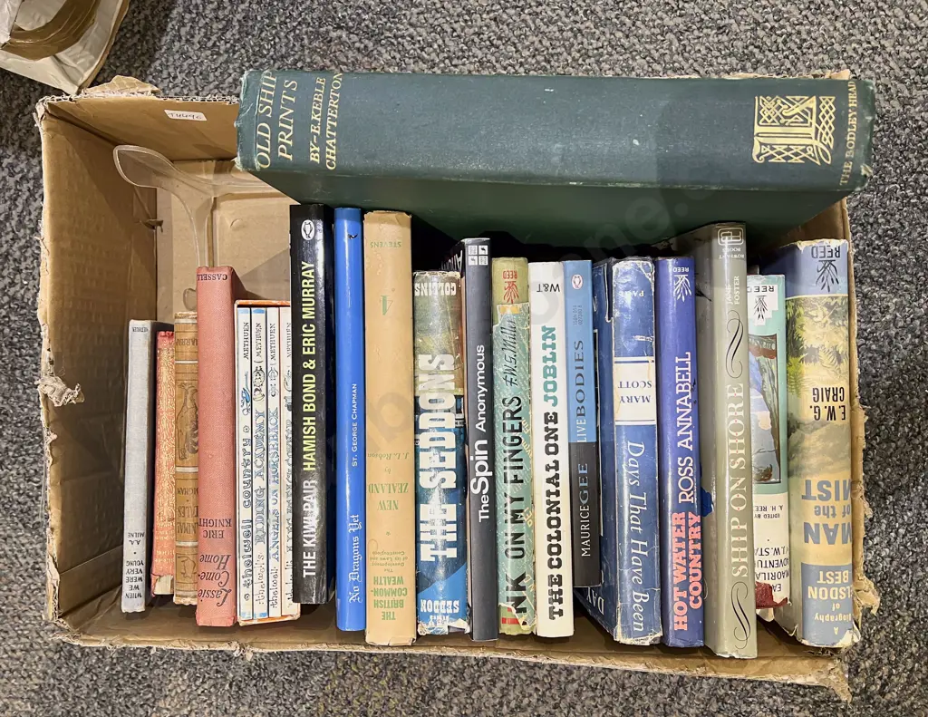 Box of Assorted Books Image 1++