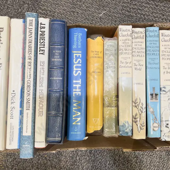 Box of Assorted Books