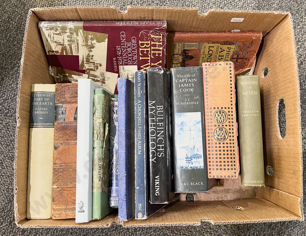 Box of Assorted Vintage Books Image 1++