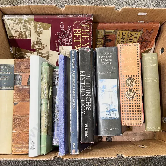 Box of Assorted Vintage Books