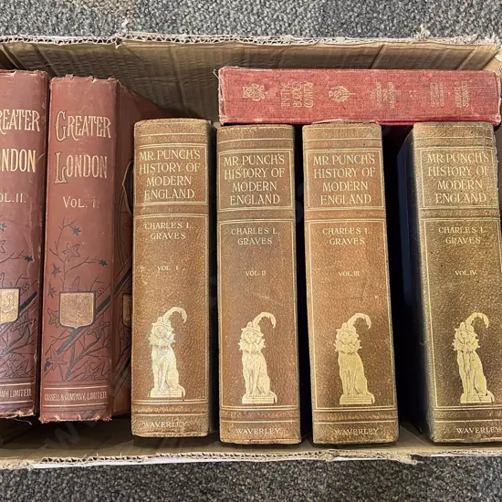 Box of Assorted Vintage Books