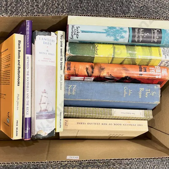 Box of Assorted Books
