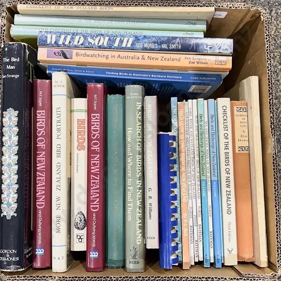 Box of Assorted NZ Ornithological Books