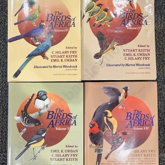 The Birds of Africa - Volumes 3 4 5 7