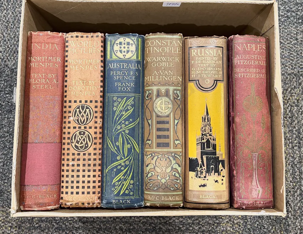 Six Vintage World Reference Volumes Image 1++