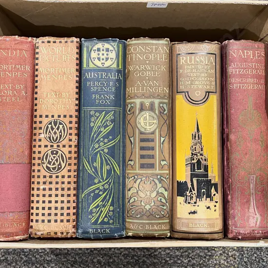 Six Vintage World Reference Volumes
