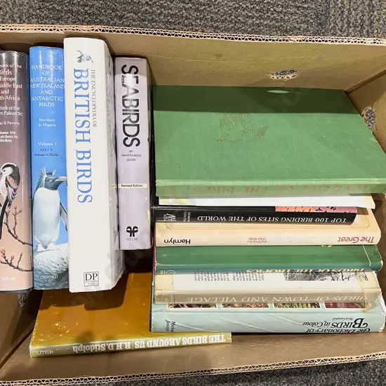 Box of Assorted Ornithological Books