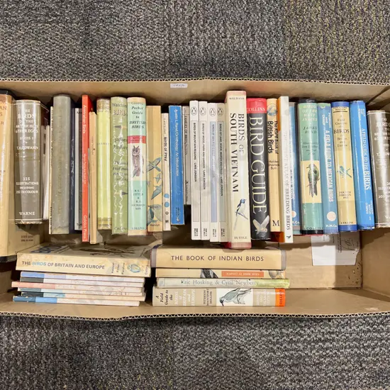 Box of Assorted Ornithological Books