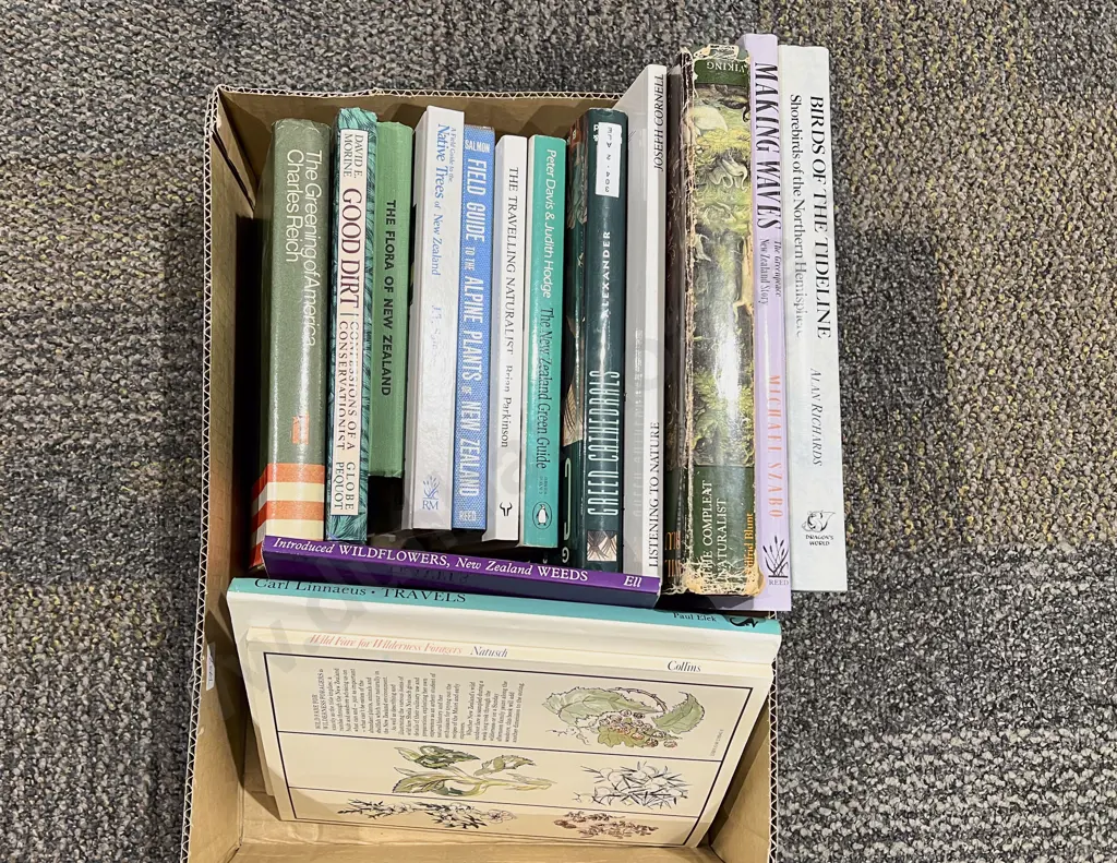 Box of Assorted Books Image 1++