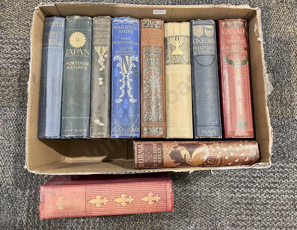 Box of Assorted Vintage World Reference Image 1++