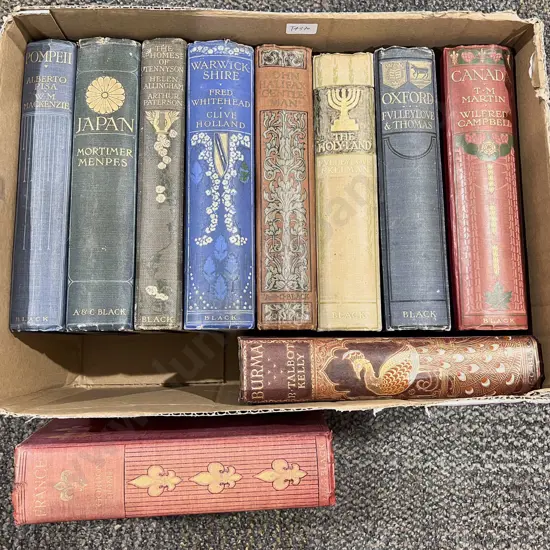 Box of Assorted Vintage World Reference
