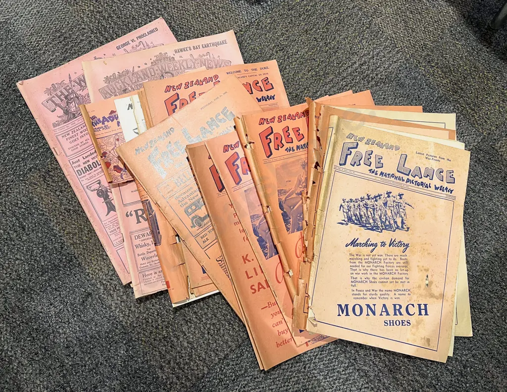 Quantity of Assorted Vintage NZ "Free Lance" Publications Image 1++