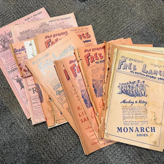 Quantity of Assorted Vintage NZ "Free Lance" Publications