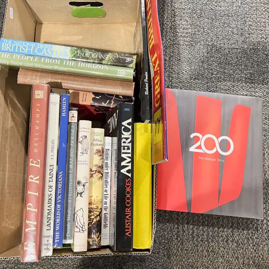 Box of Assorted Books