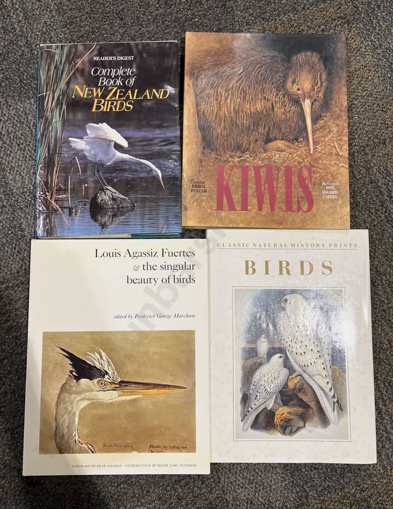 Four Assorted Ornithological Reference Books Image 1++
